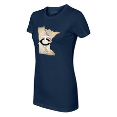 Minnesota Twins Tiny Turnip Women's State Outline T-Shirt Online