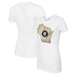 Milwaukee Brewers Tiny Turnip Women's State Outline T-Shirt Near Me