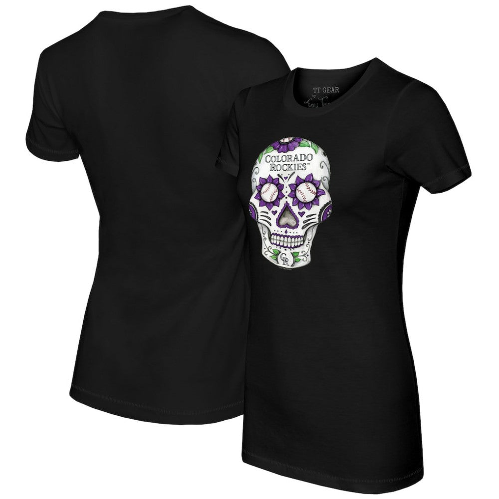 Colorado Rockies Tiny Turnip Women's Sugar Skull T-Shirt Online