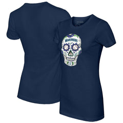 Seattle Mariners Tiny Turnip Women's Sugar Skull T-Shirt for sale