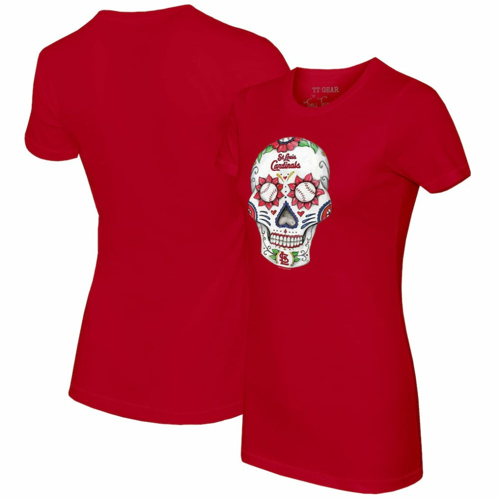 St. Louis Cardinals Tiny Turnip Women's Sugar Skull T-Shirt Near Me