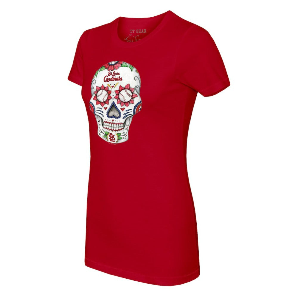St. Louis Cardinals Tiny Turnip Women's Sugar Skull T-Shirt Near Me
