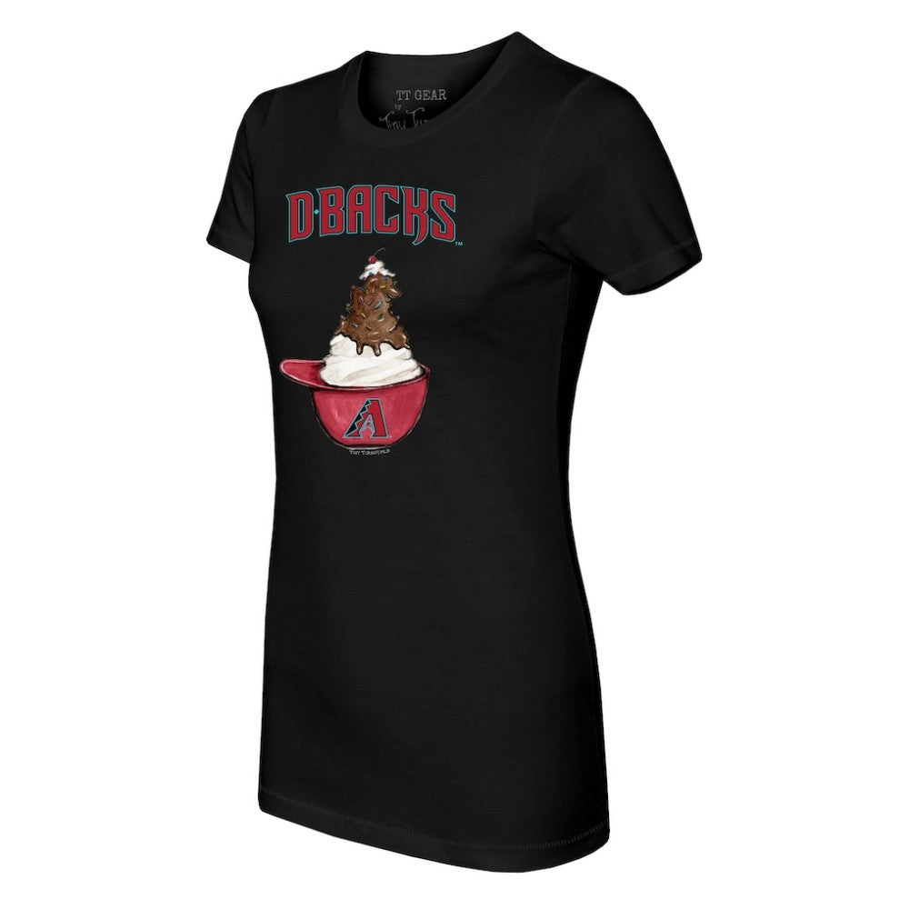Arizona Diamondbacks Tiny Turnip Women's Sundae Helmet T-Shirt Near Me