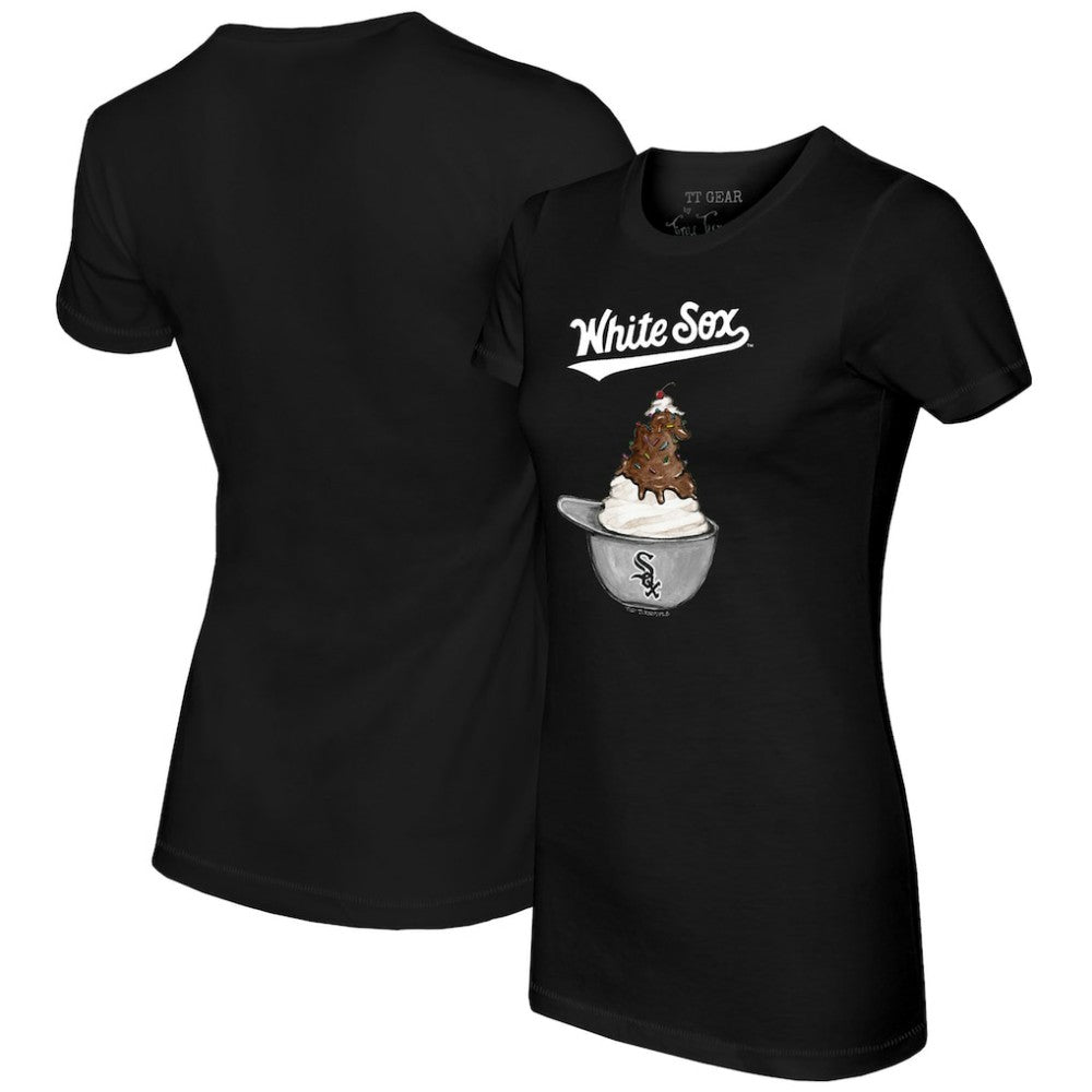 Chicago White Sox Tiny Turnip Women's Sundae Helmet T-Shirt for sale