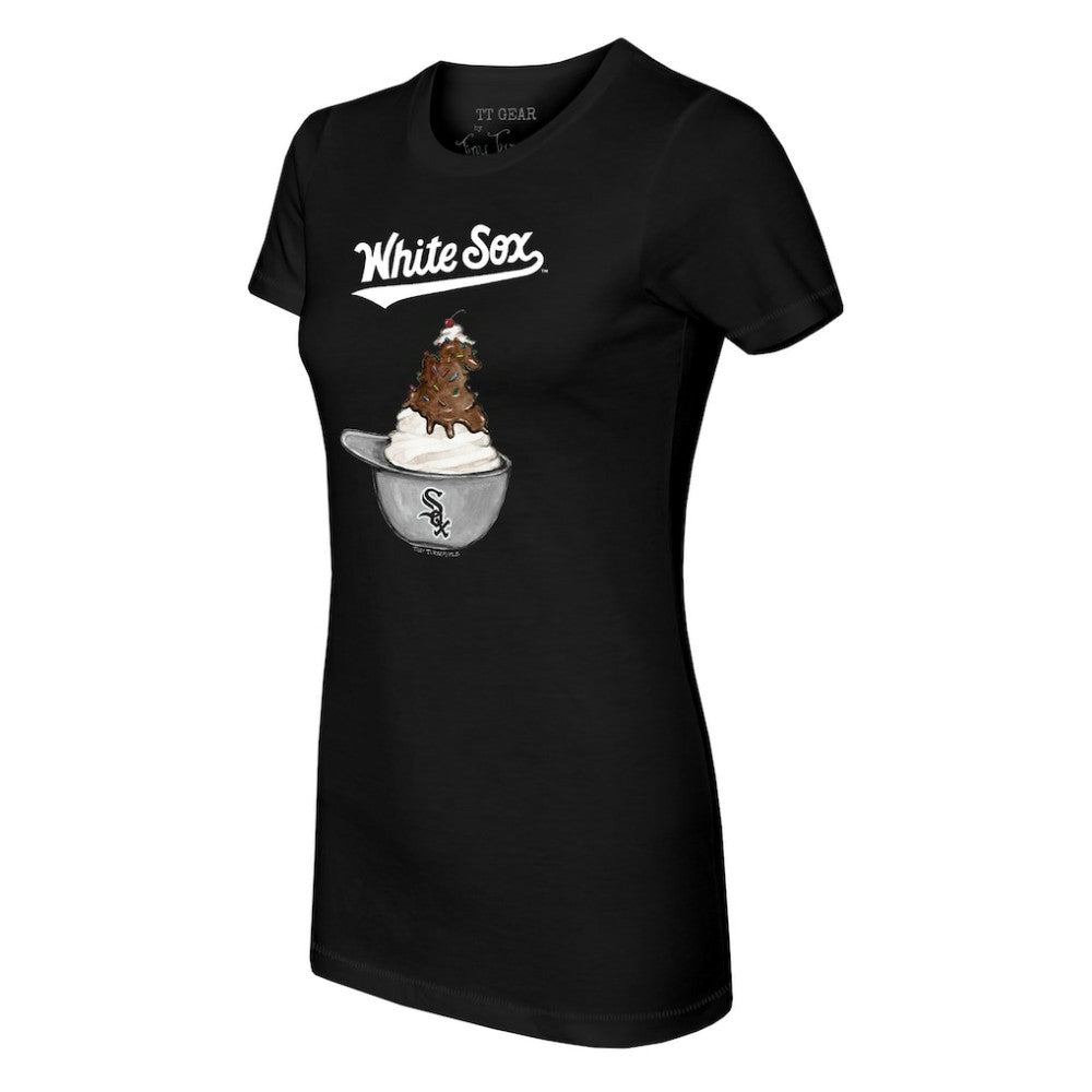 Chicago White Sox Tiny Turnip Women's Sundae Helmet T-Shirt for sale