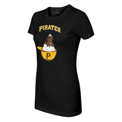 Pittsburgh Pirates Tiny Turnip Women's Sundae Helmet T-Shirt Discount