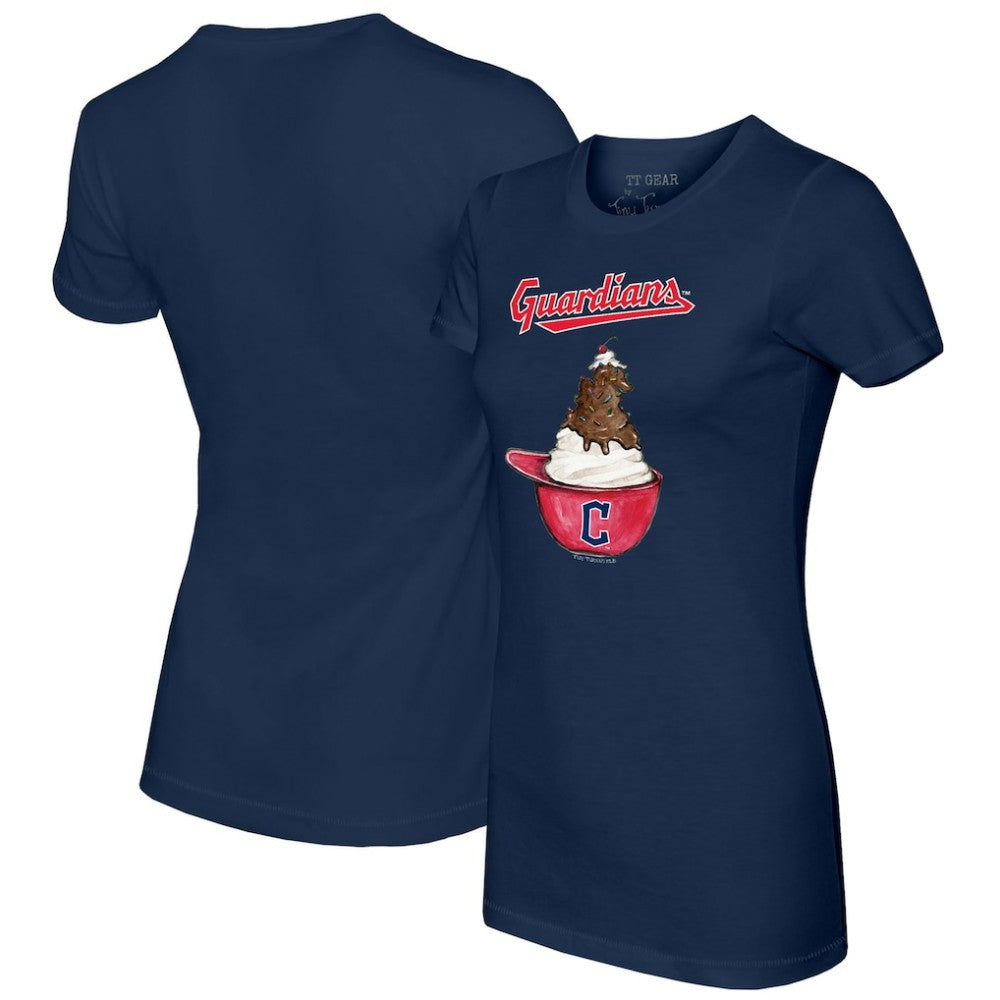 Cleveland Guardians Tiny Turnip Women's Sundae Helmet T-Shirt Near Me