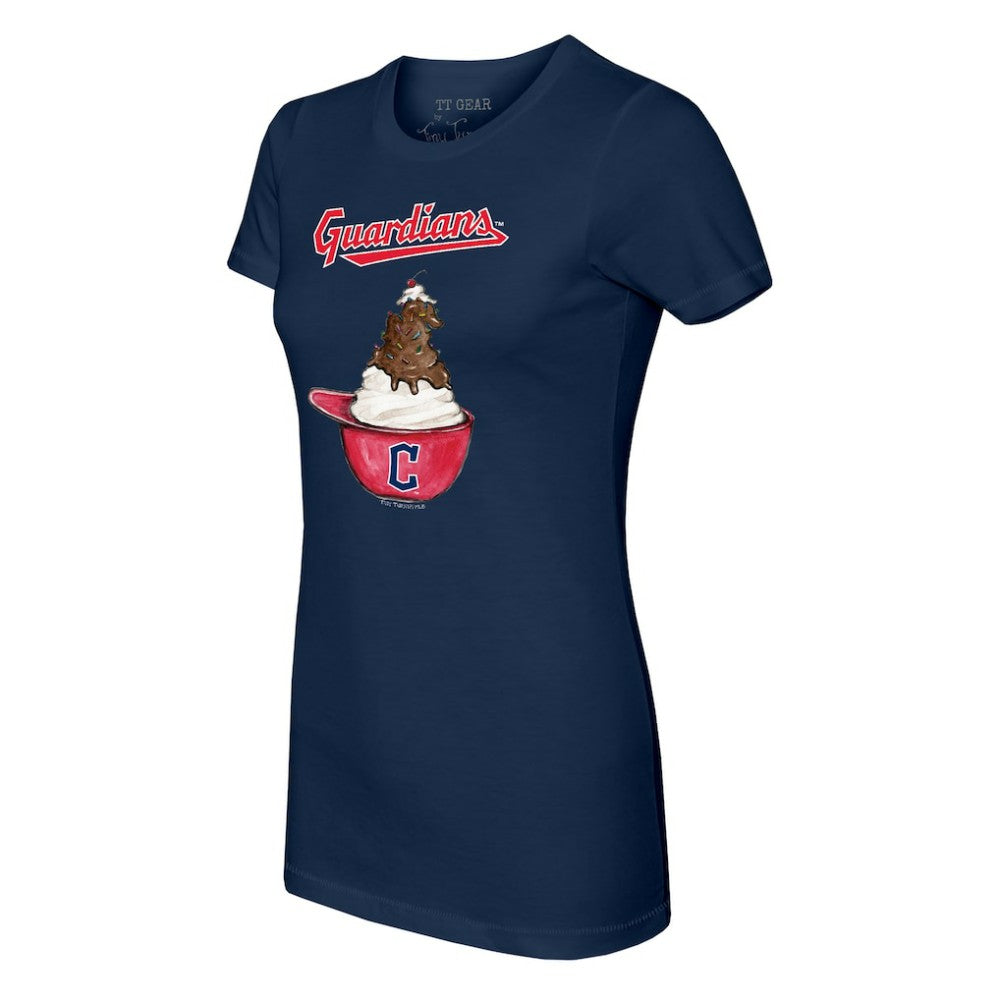 Cleveland Guardians Tiny Turnip Women's Sundae Helmet T-Shirt Near Me