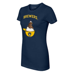 Milwaukee Brewers Tiny Turnip Women's Sundae Helmet T-Shirt Near Me
