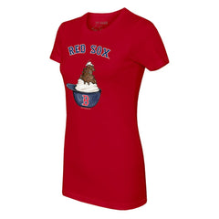 Boston Red Sox Tiny Turnip Women's Sundae Helmet T-Shirt Sale