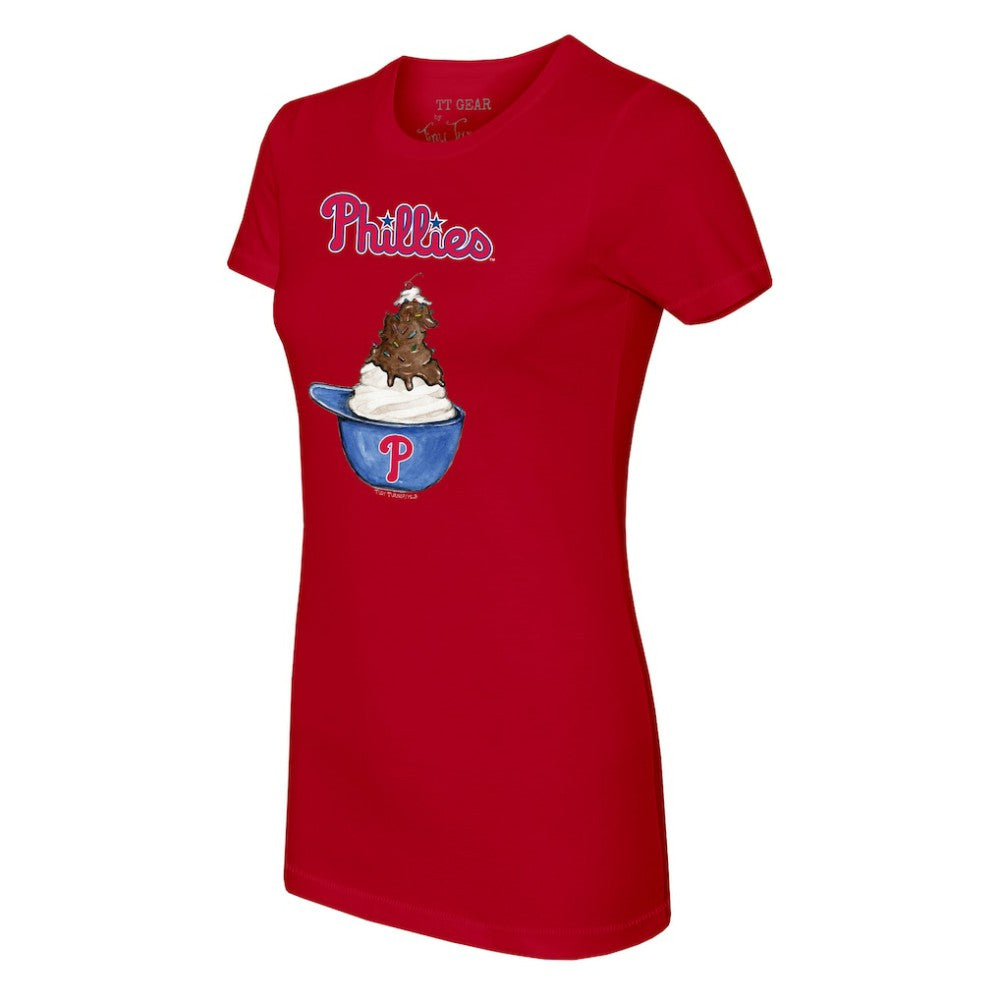 Philadelphia Phillies Tiny Turnip Women's Sundae Helmet T-Shirt Near Me