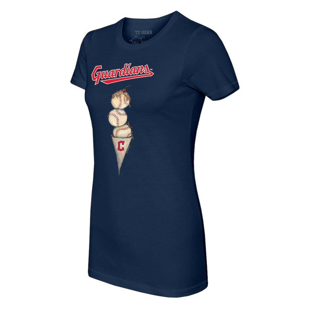 Cleveland Guardians Tiny Turnip Women's Triple Scoop T-Shirt for sale
