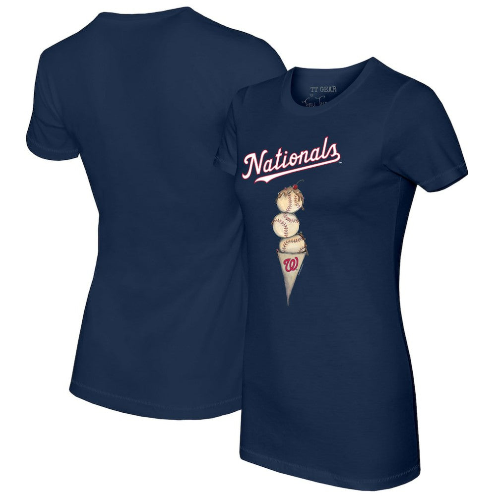 Washington Nationals Tiny Turnip Women's Triple Scoop T-Shirt Near Me