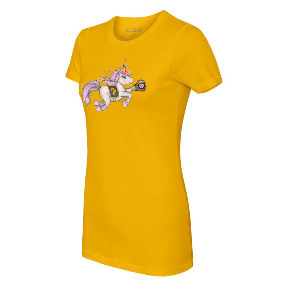 San Diego Padres Tiny Turnip Women's Unicorn T-Shirt for sale