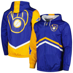 Milwaukee Brewers Mitchell & Ness Undeniable Full-Zip Hoodie Windbreaker Jacket Near Me