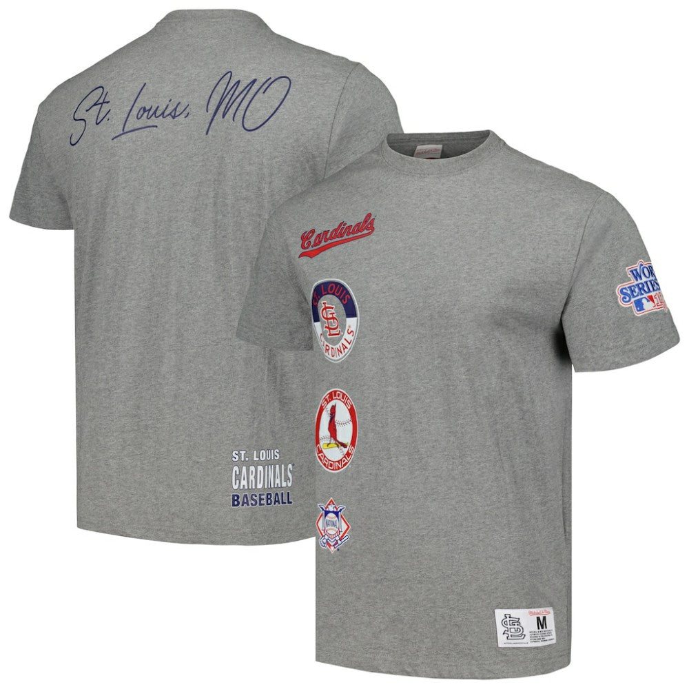 St. Louis Cardinals Mitchell & Ness Cooperstown Collection City Collection T-Shirt for sale