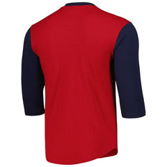 St. Louis Cardinals Mitchell & Ness Cooperstown Collection Legendary Slub Henley 3/4-Sleeve T-Shirt Outlet