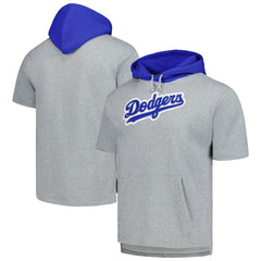 Los Angeles Dodgers Mitchell & Ness Postgame Short Sleeve Pullover Hoodie for sale