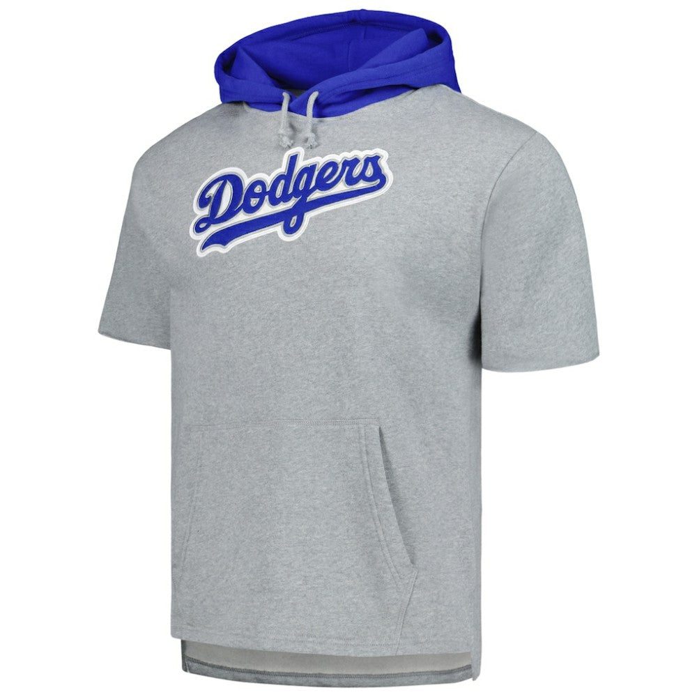 Los Angeles Dodgers Mitchell & Ness Postgame Short Sleeve Pullover Hoodie for sale