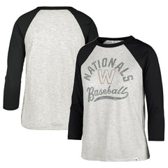 Washington Nationals '47 Women's City Connect Retro Daze Ava Raglan 3/4-Sleeve T-Shirt for sale
