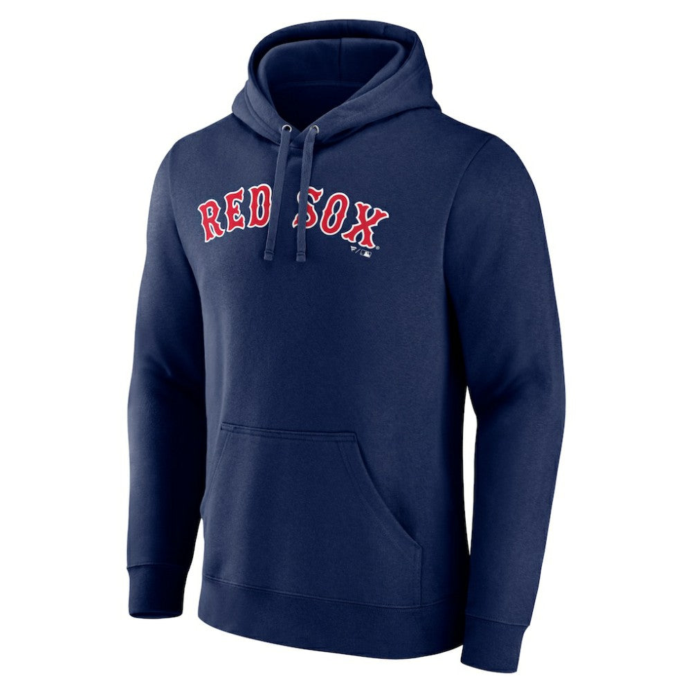 Boston Red Sox Official Wordmark Fitted Pullover Hoodie for sale