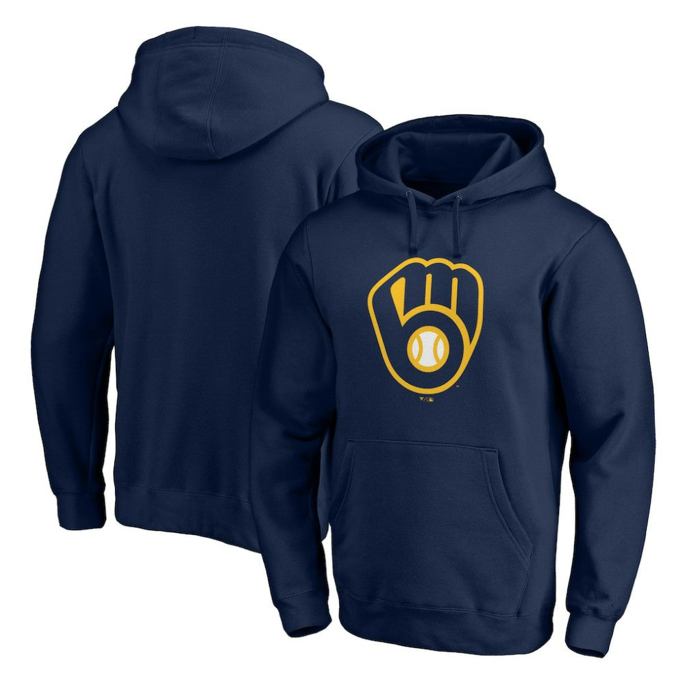 Milwaukee Brewers Official Team Logo Pullover Hoodie Online