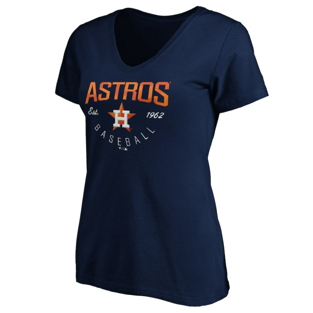 Houston Astros Women's Core Live For It V-Neck T-Shirt Sale
