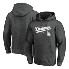 Los Angeles Dodgers Team Lock Up Wordmark Pullover Hoodie Outlet