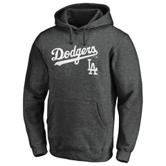 Los Angeles Dodgers Team Lock Up Wordmark Pullover Hoodie Outlet