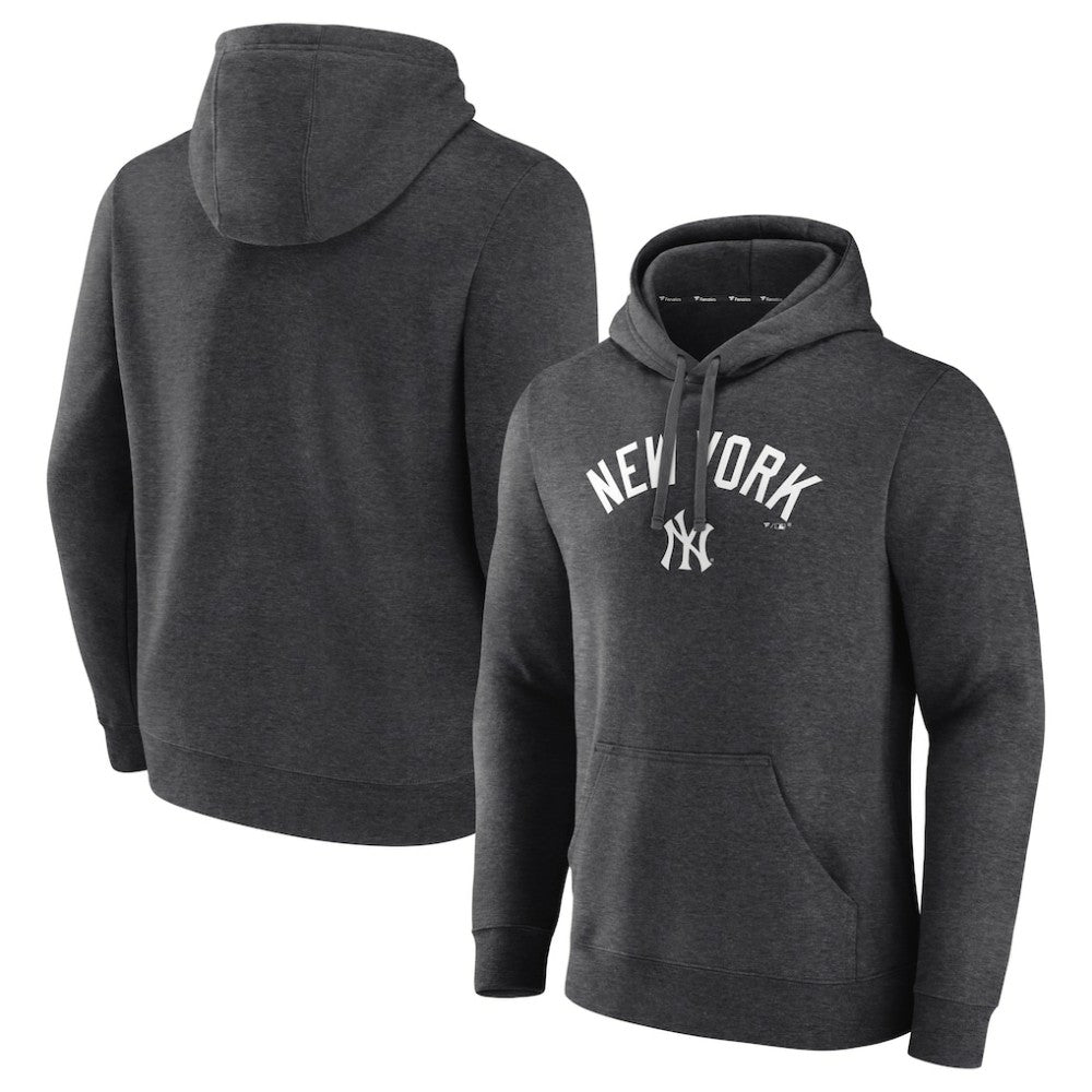 New York Yankees Team Lock Up Wordmark Pullover Hoodie Discount