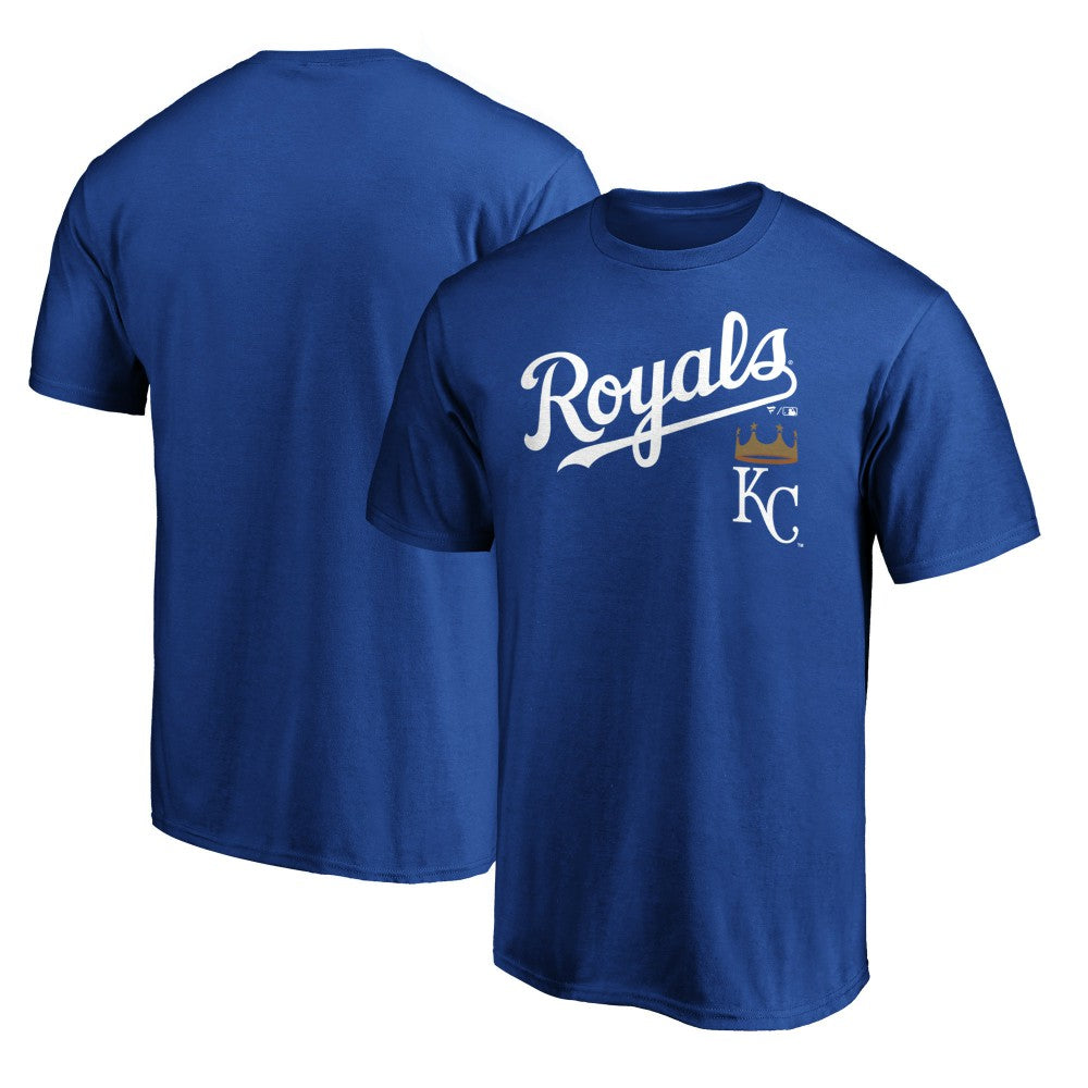 Kansas City Royals Team Lock Up Wordmark T-Shirt Discount