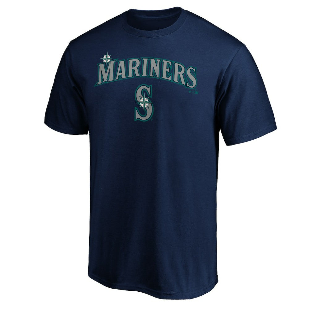 Seattle Mariners Team Lock Up Wordmark T-Shirt Discount