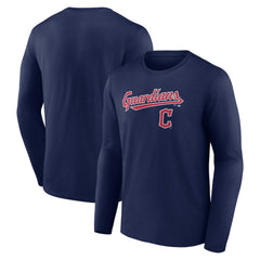 Cleveland Guardians Team Lock Up Long Sleeve T-Shirt for sale