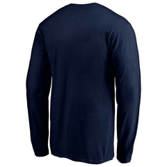 Milwaukee Brewers Team Lock Up Wordmark Long Sleeve T-Shirt Outlet