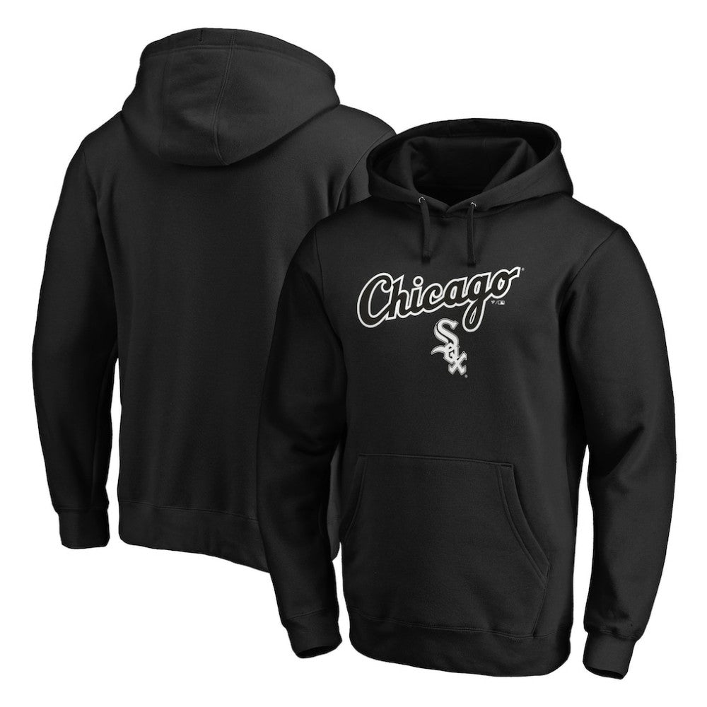 Chicago White Sox Team Lock Up Wordmark Pullover Hoodie Discount