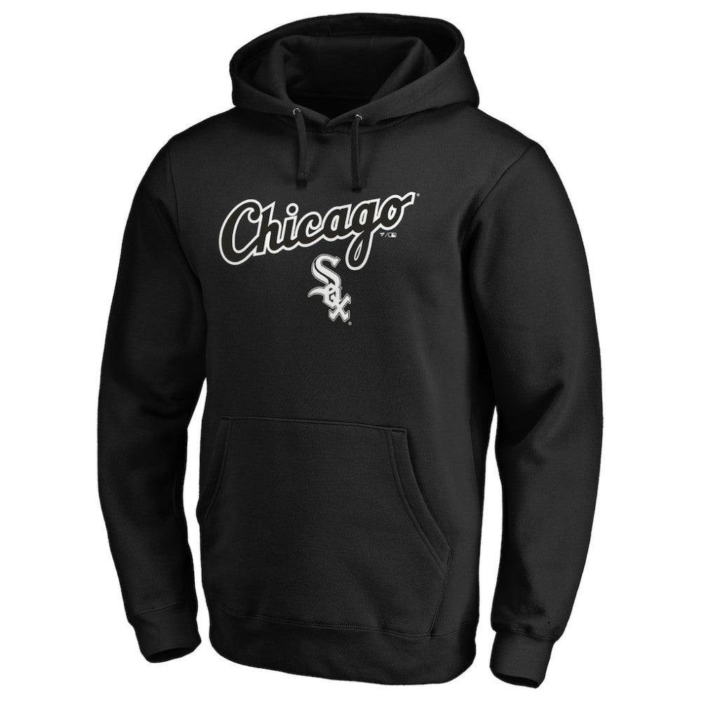 Chicago White Sox Team Lock Up Wordmark Pullover Hoodie Discount