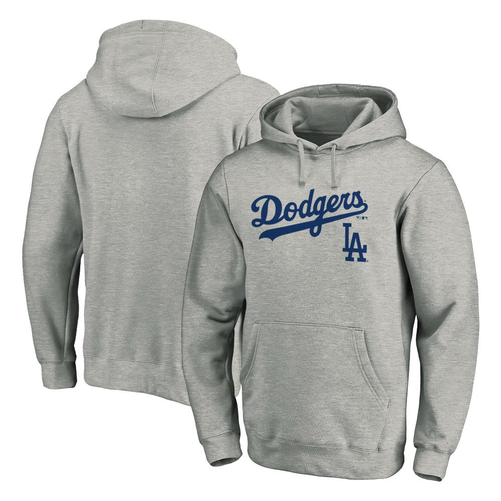Los Angeles Dodgers Team Lock Up Wordmark Pullover Hoodie Sale
