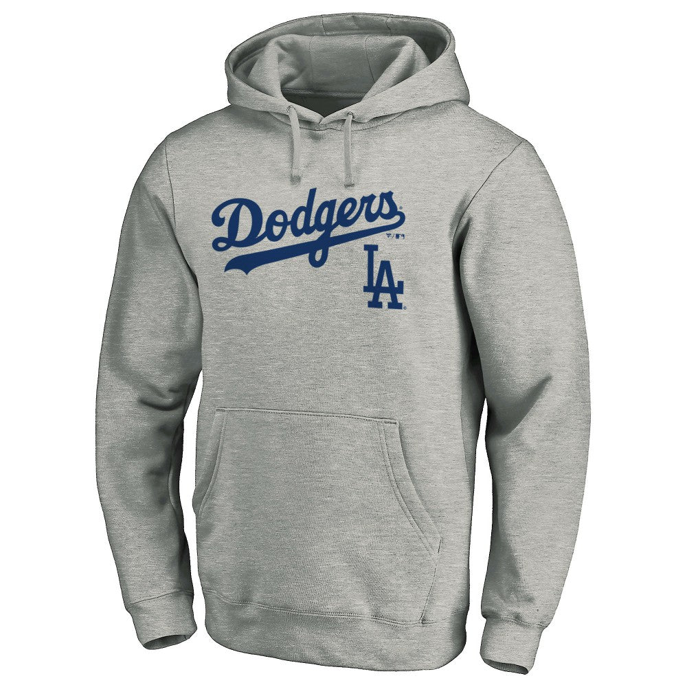 Los Angeles Dodgers Team Lock Up Wordmark Pullover Hoodie Sale