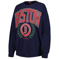 Boston Red Sox Mitchell & Ness Women's Logo Lt 2.0 Pullover Sweatshirt Online
