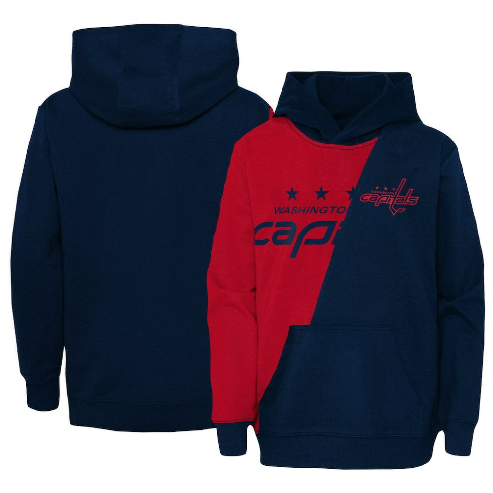 Washington Capitals Preschool Unrivaled Pullover Hoodie - Red/Navy | NHL Lifestyle