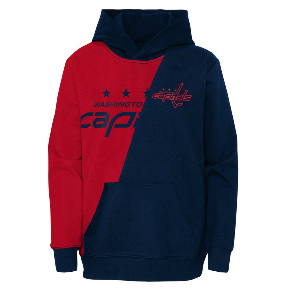 Washington Capitals Preschool Unrivaled Pullover Hoodie - Red/Navy | NHL Lifestyle
