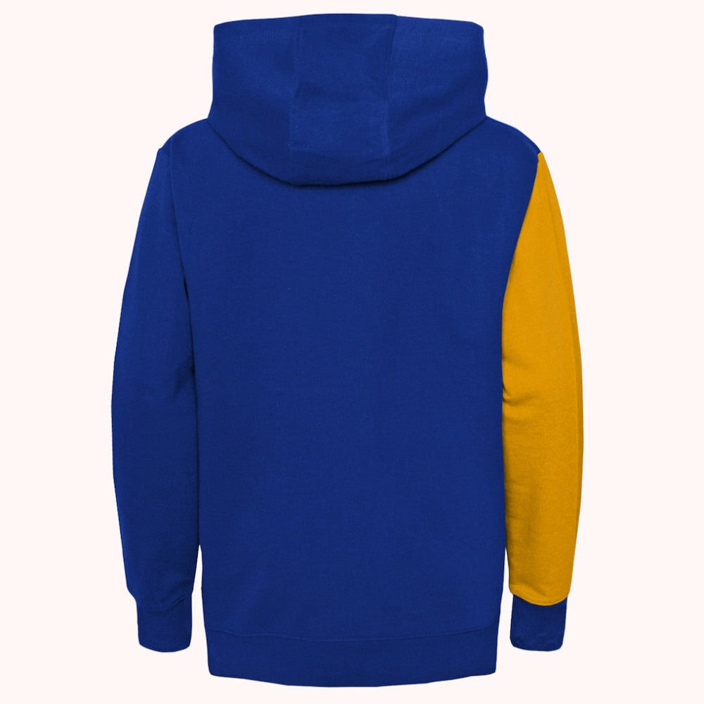 St. Louis Blues Youth Unrivaled Pullover Hoodie - Gold/Blue | NHL discount