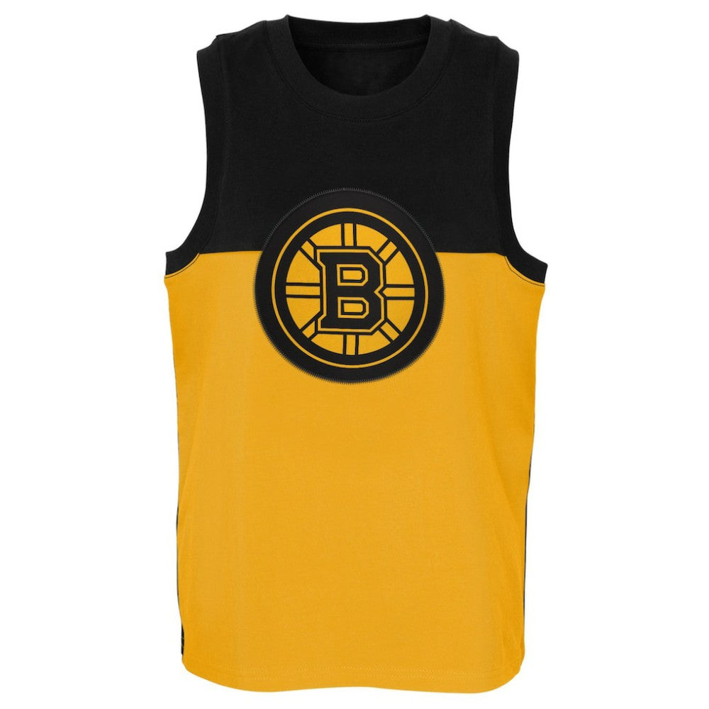 Boston Bruins Youth Revitalize Tank Top - Gold/Black | NHL on sale