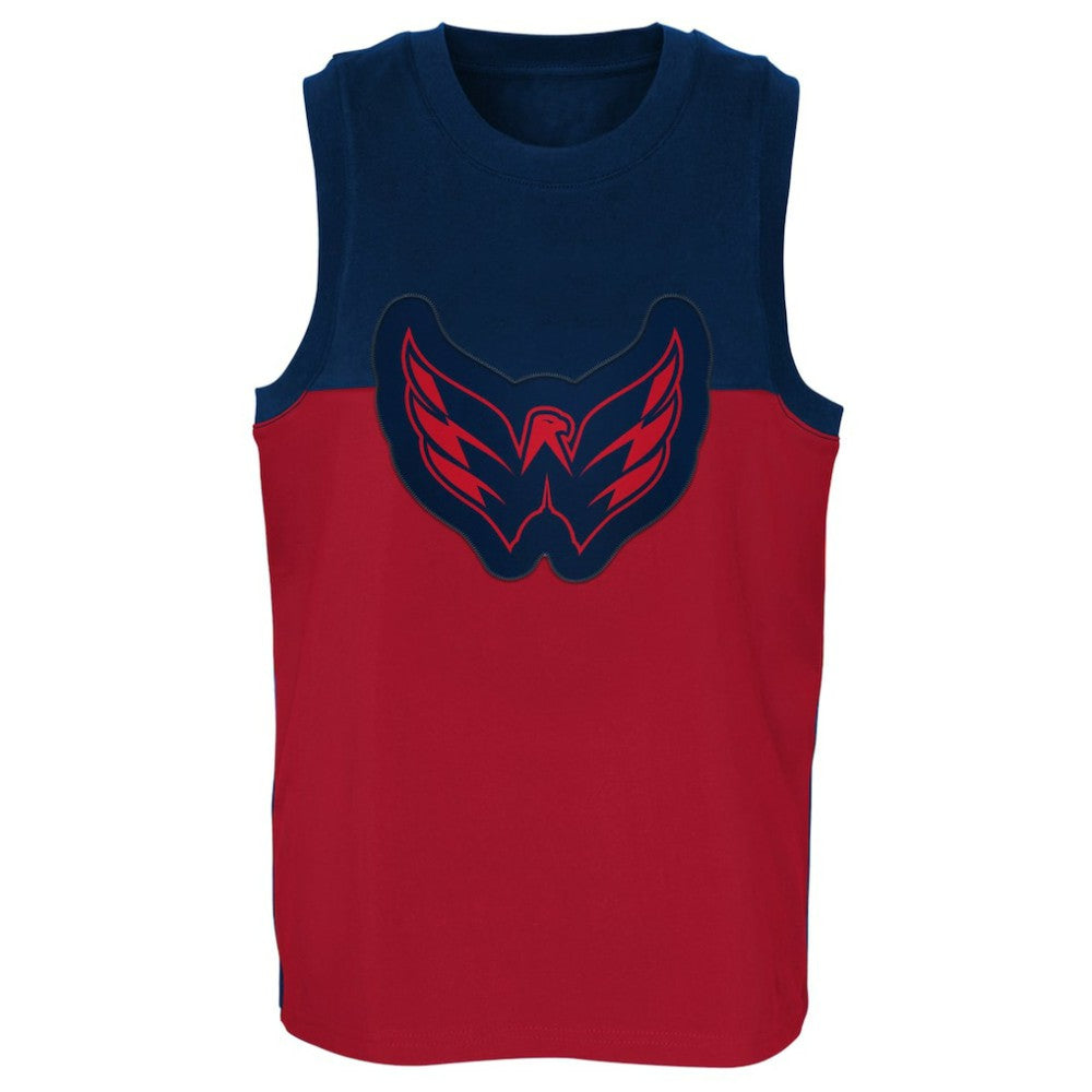 Washington Capitals Youth Revitalize Tank Top - Red/Navy | NHL near me