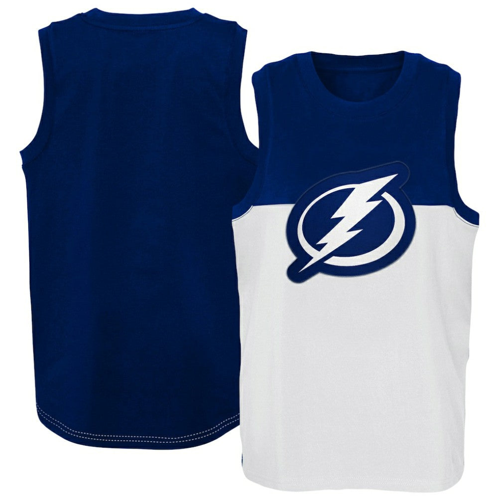 Tampa Bay Lightning Youth Revitalize Tank Top - White/Blue | NHL discount