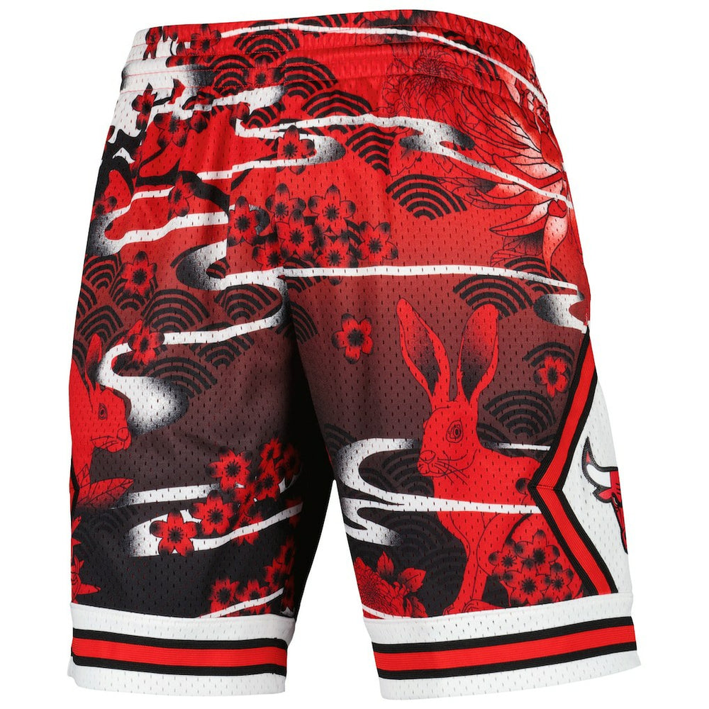 Mitchell & Ness Chicago Bulls Lunar New Year Swingman Shorts Red
