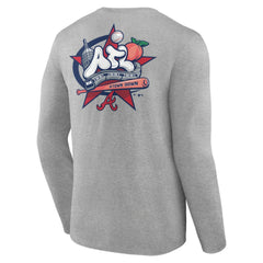 Atlanta Braves Nice Kicks Long Sleeve T-Shirt Discount