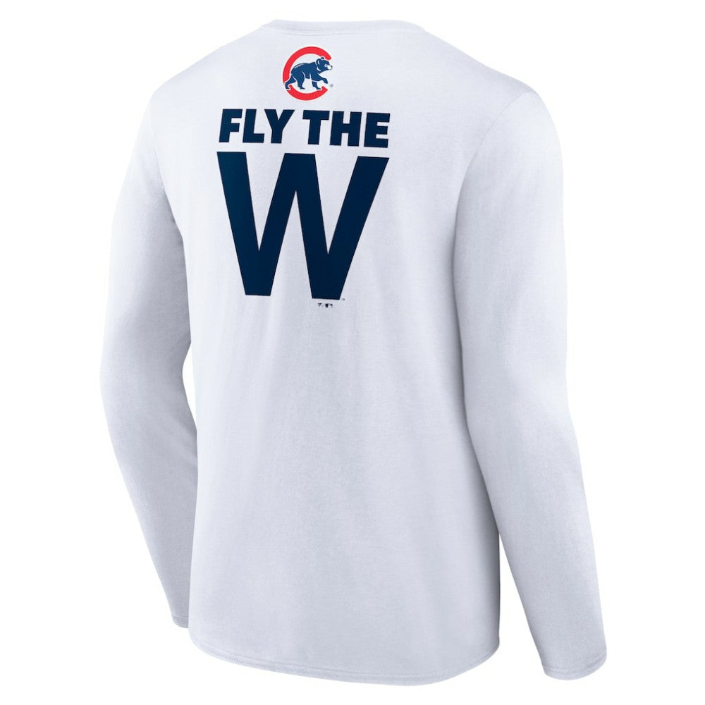 Chicago Cubs Fly the W Long Sleeve T-Shirt Outlet