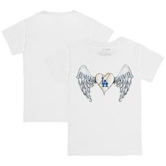 Los Angeles Dodgers Tiny Turnip Youth Angel Wings T-Shirt for sale