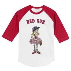Boston Red Sox Tiny Turnip Youth Babes 3/4-Sleeve Raglan T-Shirt Near Me
